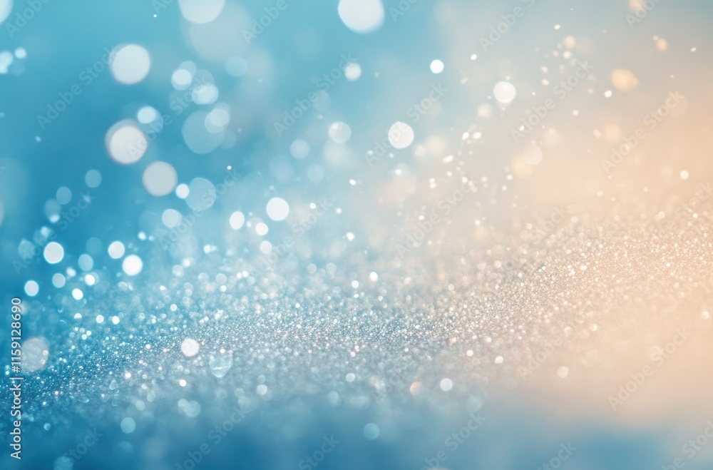 Poster soft and dreamy background with colorful bokeh effect, sparkling lights, and vibrant abstract textur