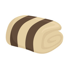 Blanket Emoji Icon Illustration. Winter Objects Vector Symbol Emoticon Design Doodle Vector.