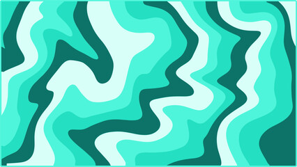 Light Green Abstract Background, Trendy Retro Psychedelic Style Design.