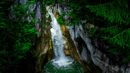 Hiking Tatzlwurm Waterfalls Bavaria Germany