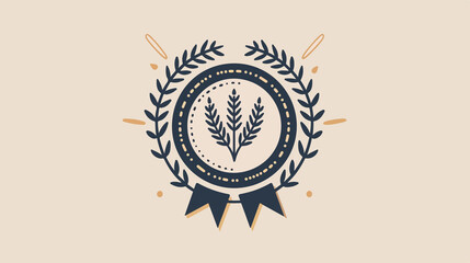 Fototapeta premium Creative Homemade Label Badge Burst Seal Sticker Vector Design