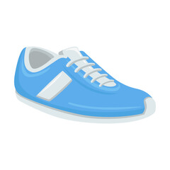 Running Shoe Emoji Icon Illustration. Sneakers Vector Symbol Emoticon Design Doodle Vector.