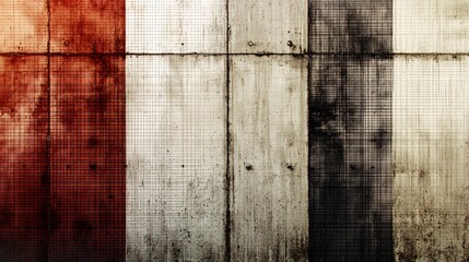 series of abstract grids, integrated with an image of gradient effects, representing digital creativity. | [abstract]:[background] 