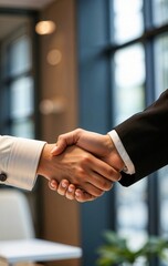 business people shaking hands