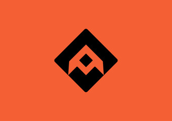dynamic monogram logo featuring an upward arrow with the letter M cleverly integrated inside, symbolizing growth and progress