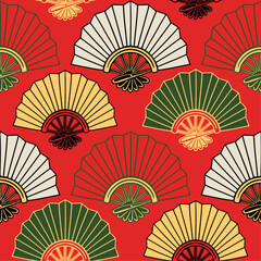 Chinese New Year_Folding Fan Pattern