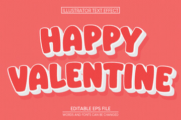 Happy Valentine Text Effect.editable text effect
