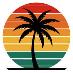 palm tree silhouette