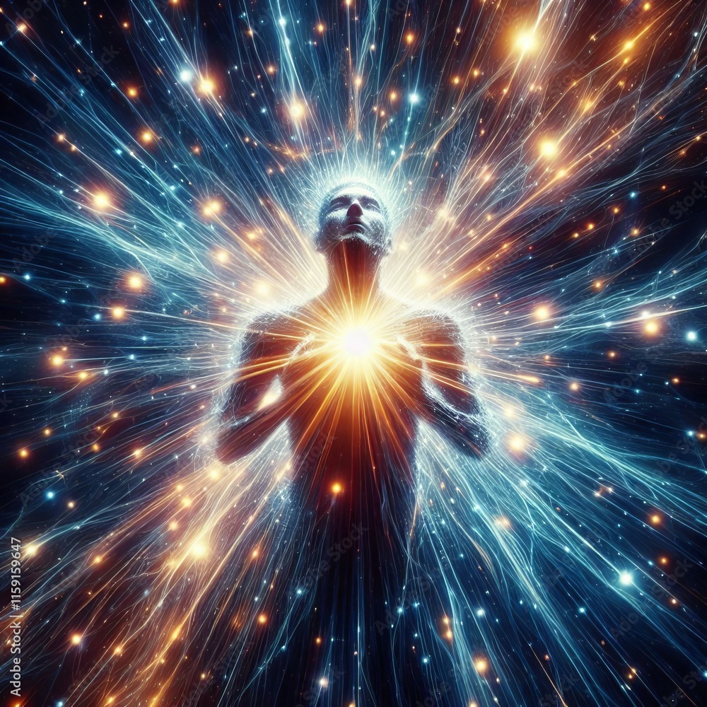 Poster 180 starburst aura a starburst pattern of light emanating from a