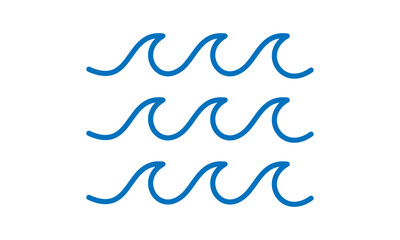 Obraz premium Water River Sea logo 