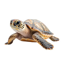 Obraz premium turtle isolated on white background