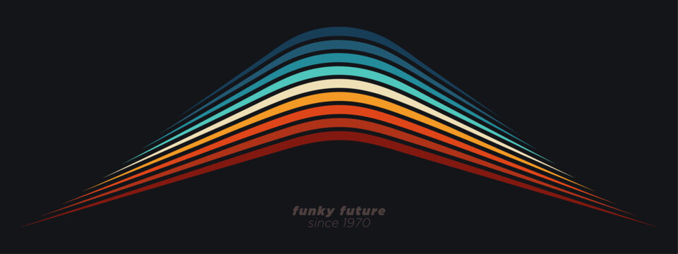 An abstract background design in a minimalist retro style. Vector illustration.