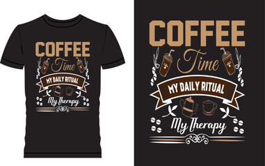 Coffee t shirt design