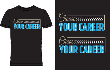 Fototapeta premium Minimalist typography t shirt design 