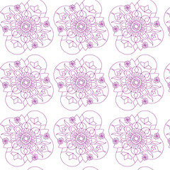 seamless pattern with flowers