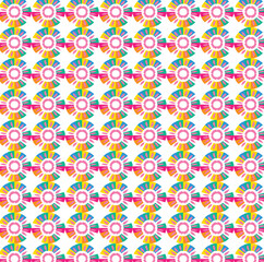 seamless pattern with flower 