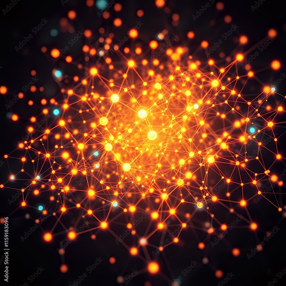 Poster quantum constellation data visualization