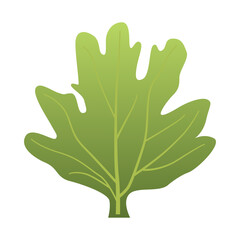 The silhouette  logo of an algae or coral , seaweed, an excellent design on a marine theme