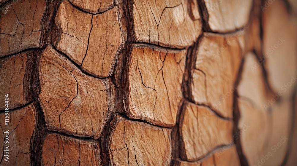 Poster palm tree abstract background idea. detailed close-up of textured tree bark showcasing natural patte