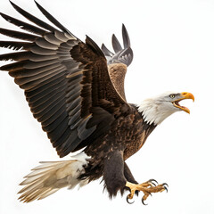 Obraz premium bald american eagle isolated