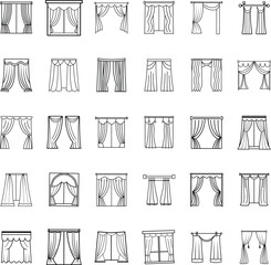 Diverse Window Curtain Styles Design Ideas and Choices for Home Decor