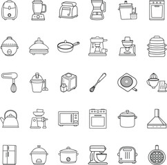 Kitchen Appliances Collection Blender, Mixer, Oven, Grill, and More