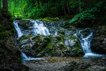 Hiking Josephstal Waterfalls Bavaria Germany
