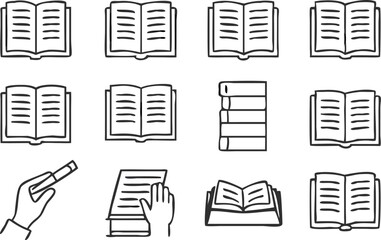 Book Icon Vector Art for Creative Designs