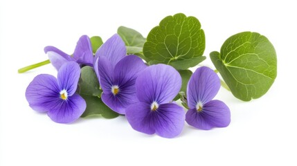 Detailed Shot Cluster Purple Violets