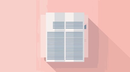 Newspaper Icon Vector Isolated on Transparent Background