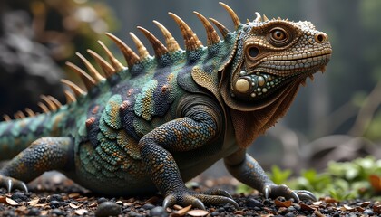 Obraz premium An Abstract Imagining Of A Dragon, Garget