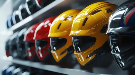 Fototapeta premium Innovative safety helmets expert review enhancing workplace safety construction sites