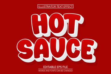 Hot sauce text effect, editable chili and pepper text style