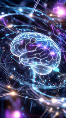 Artificial Intelligence: Abstract Digital Visualization