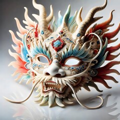 Carnival dragon mask.