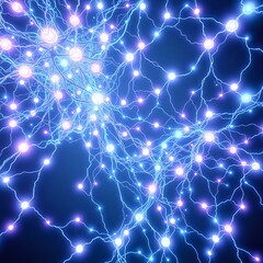 Intricate Cybernetic Art Nouveau Network