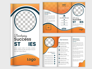Corporate tri fold brochure design.