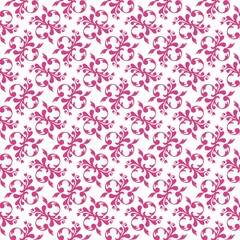 Geometryczny wz&oacute;r na białym tle, r&oacute;żowa tapeta