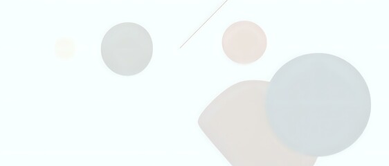 Elegant Minimalist Circles - Serene Abstract Background