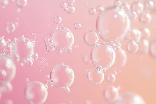 Romantic pastel bokeh backgrounds and floral accents for Valentines Day. Wallpaper AI generated image