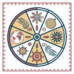 decorative ornament on a white background