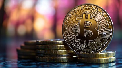 A pile of coins sits on a table, ready for counting or use