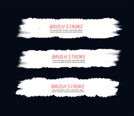 brush stroke element design
