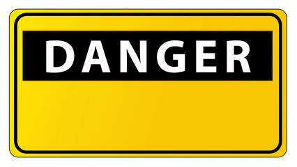 Fototapeta premium Illustration of a vibrant yellow signboard with 