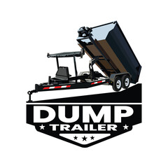 Dumpster vector logo design or removal and cleaning dumpster concept. Dumpster Cleaner Logo. Junk removal logo