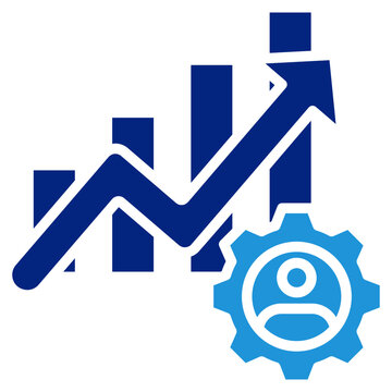 Employee Productivity Icon Element For Design
