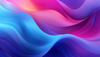 Obraz premium A vibrant abstract background featuring smooth, flowing shapes and bright gradient colors