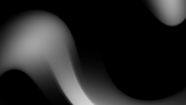 Abstract animated black background with white arches
