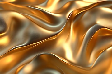 Golden Metallic Gradient Texture with Subtle Sheen and Luxurious Design