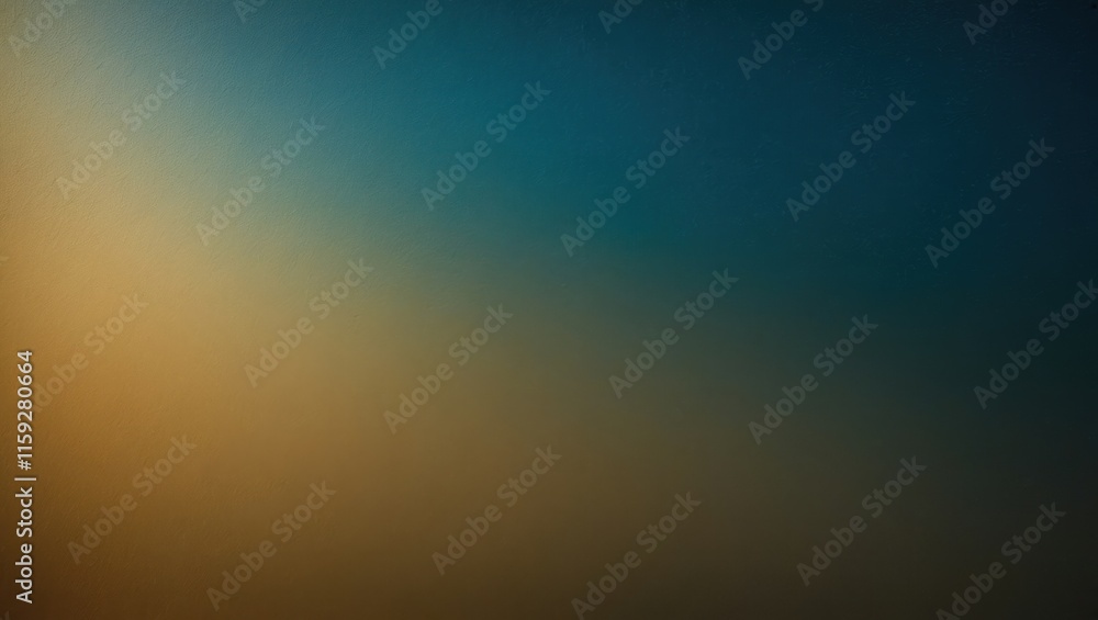 Poster abstract gradient featuring smooth transition from blue to orange, perfect for backgrounds, design p